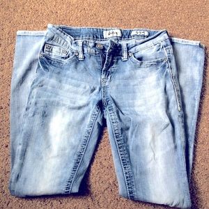 Daytrip Lynx Skinny Light Wash Denim Jeans - Sz- 27R